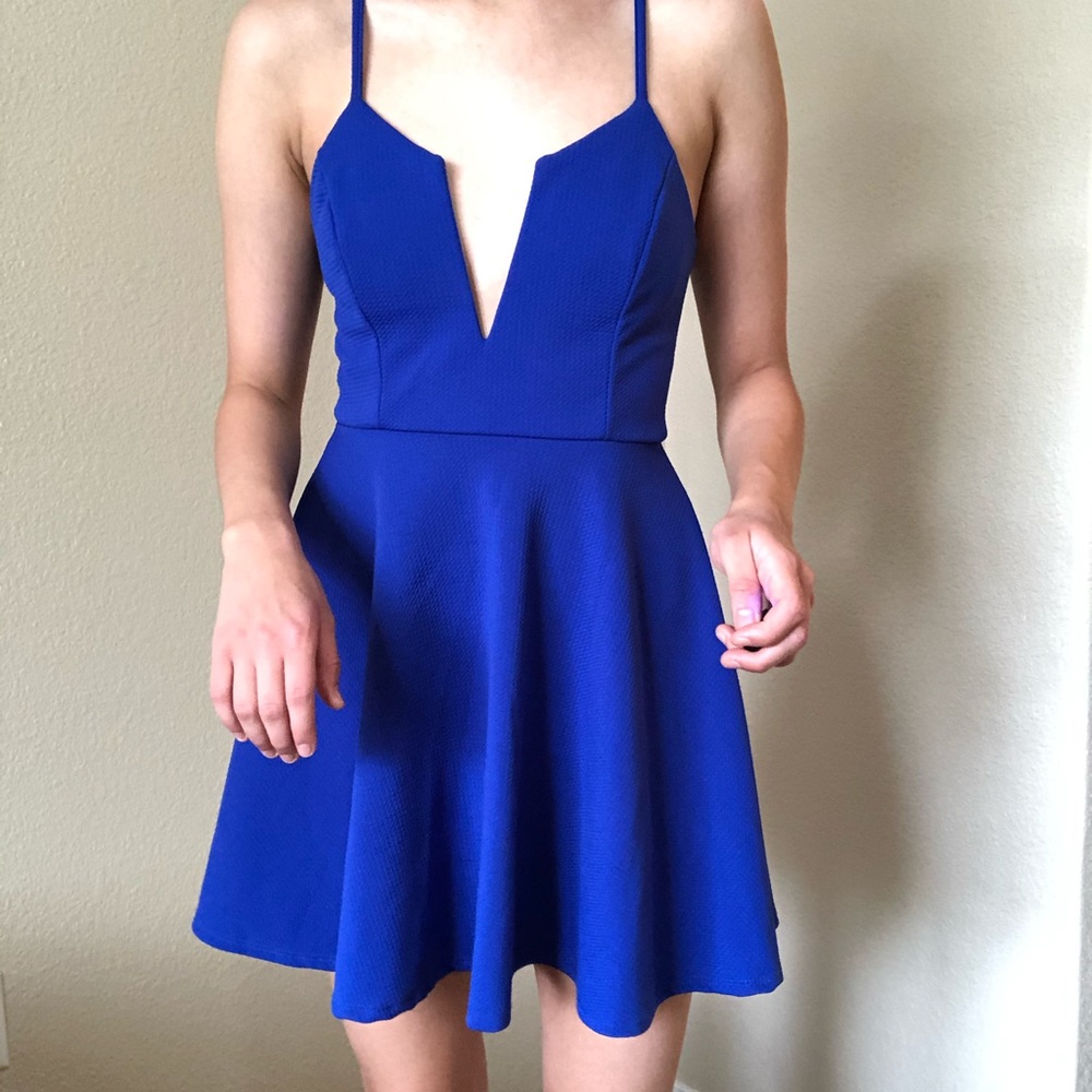 Blue dress